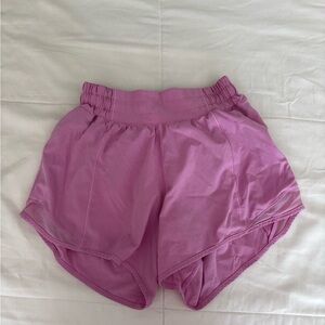 Women's Lululemon Pink 4 inch Hotty Hot Athletic Shorts